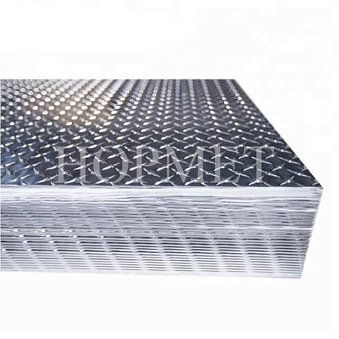 Лист алюминиевый 4х1500х3000 EU, рифление квинтет, марка АМГ2Н2 Р в Челябинске цена